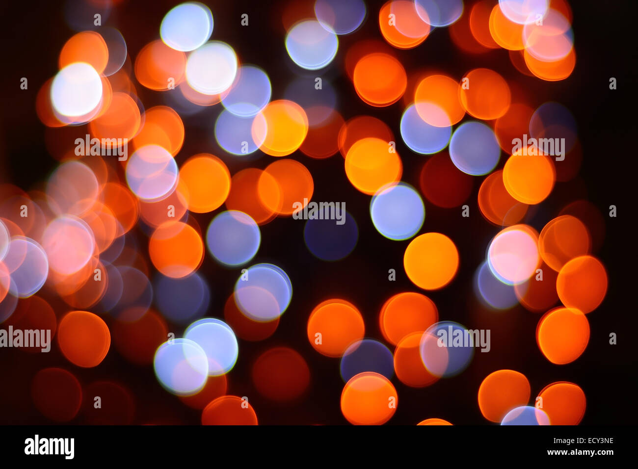 Résumé fond de couleur Noël lumières bokeh Banque D'Images