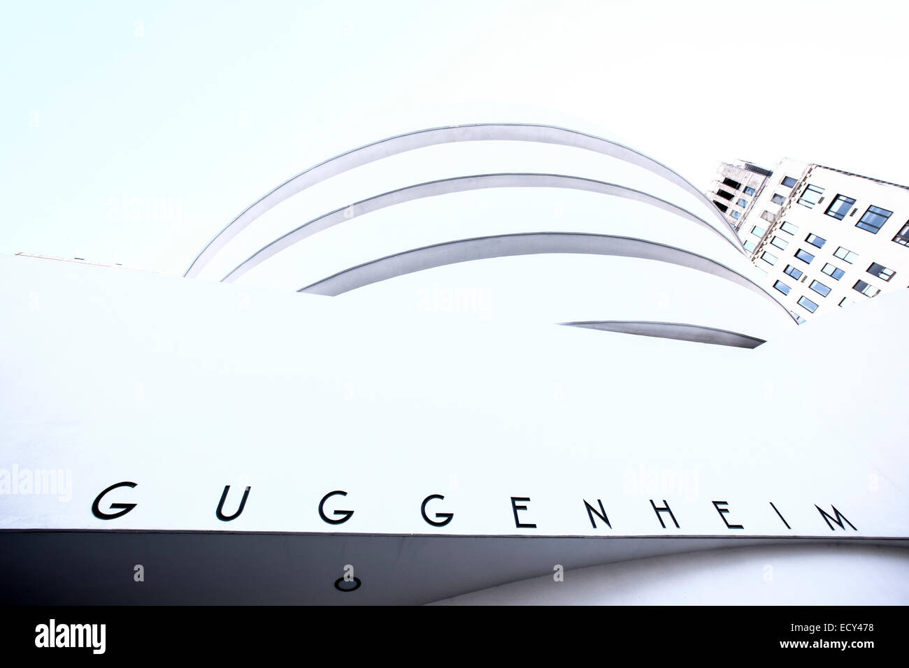 Solomon R. Guggenheim Museum, Musée d'Art Moderne, de l'Upper East Side, Manhattan, New York City, New York, United States Banque D'Images