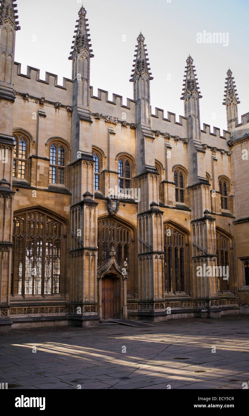 Bodleian Library Divinity School Building architecture. Oxford, Angleterre Banque D'Images