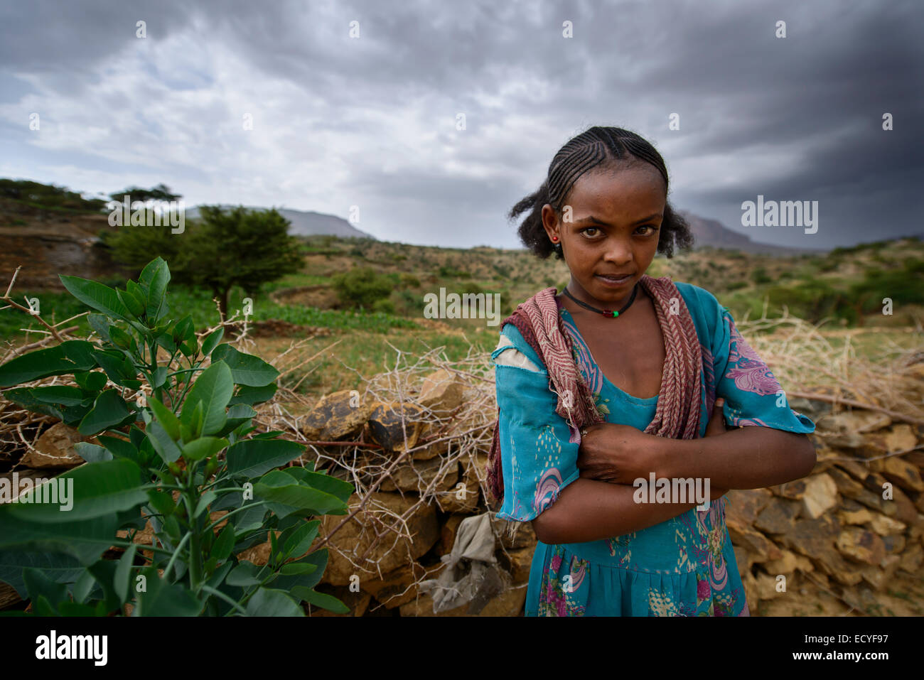 Éthiopienne du Tigré, en Ethiopie Banque D'Images