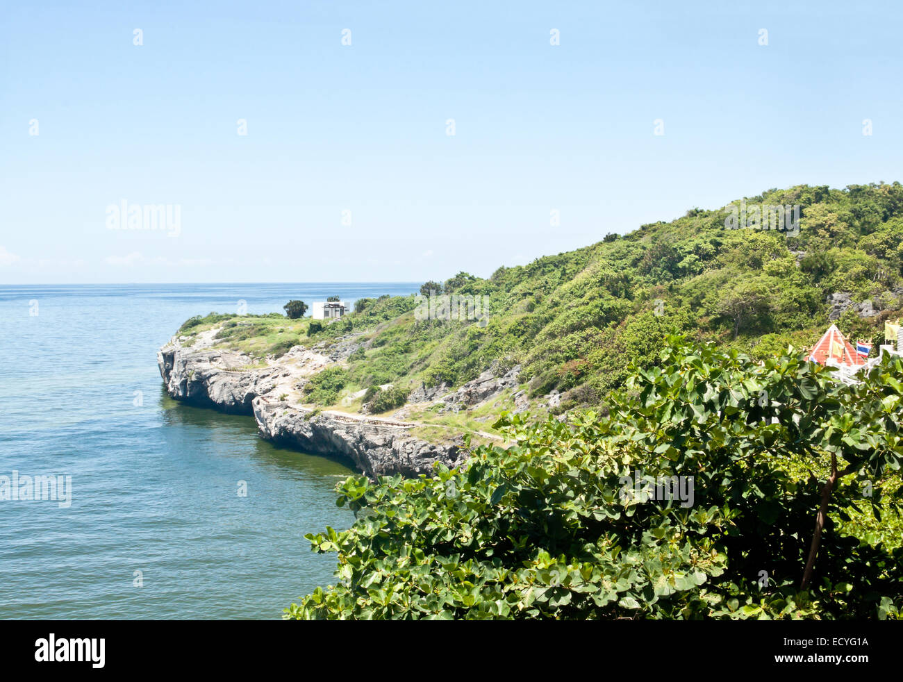 Près de l'île de Sichang Sriracha (Bangkok, Thaïlande) Banque D'Images