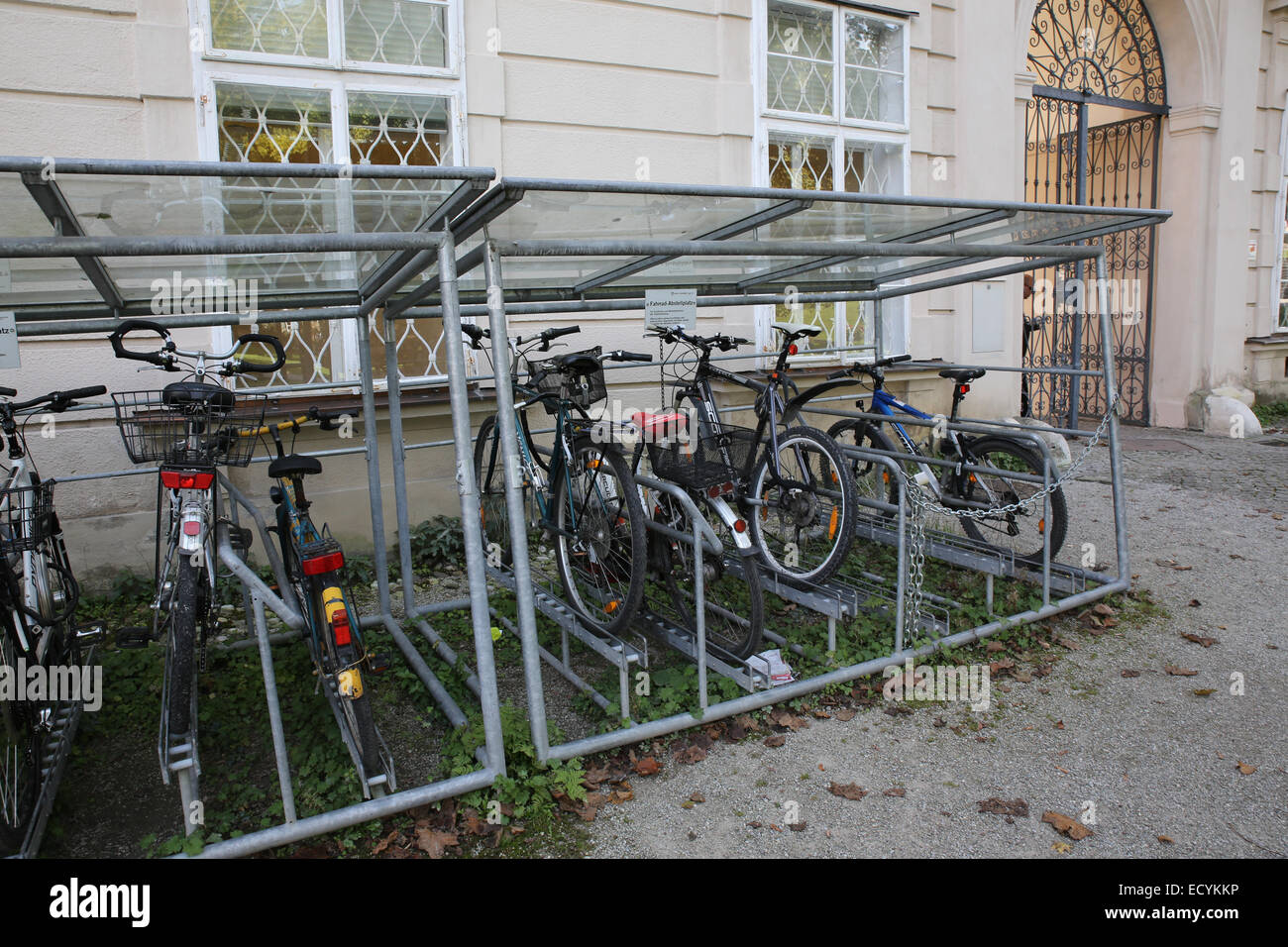 Couvercle porte-vélo Banque D'Images