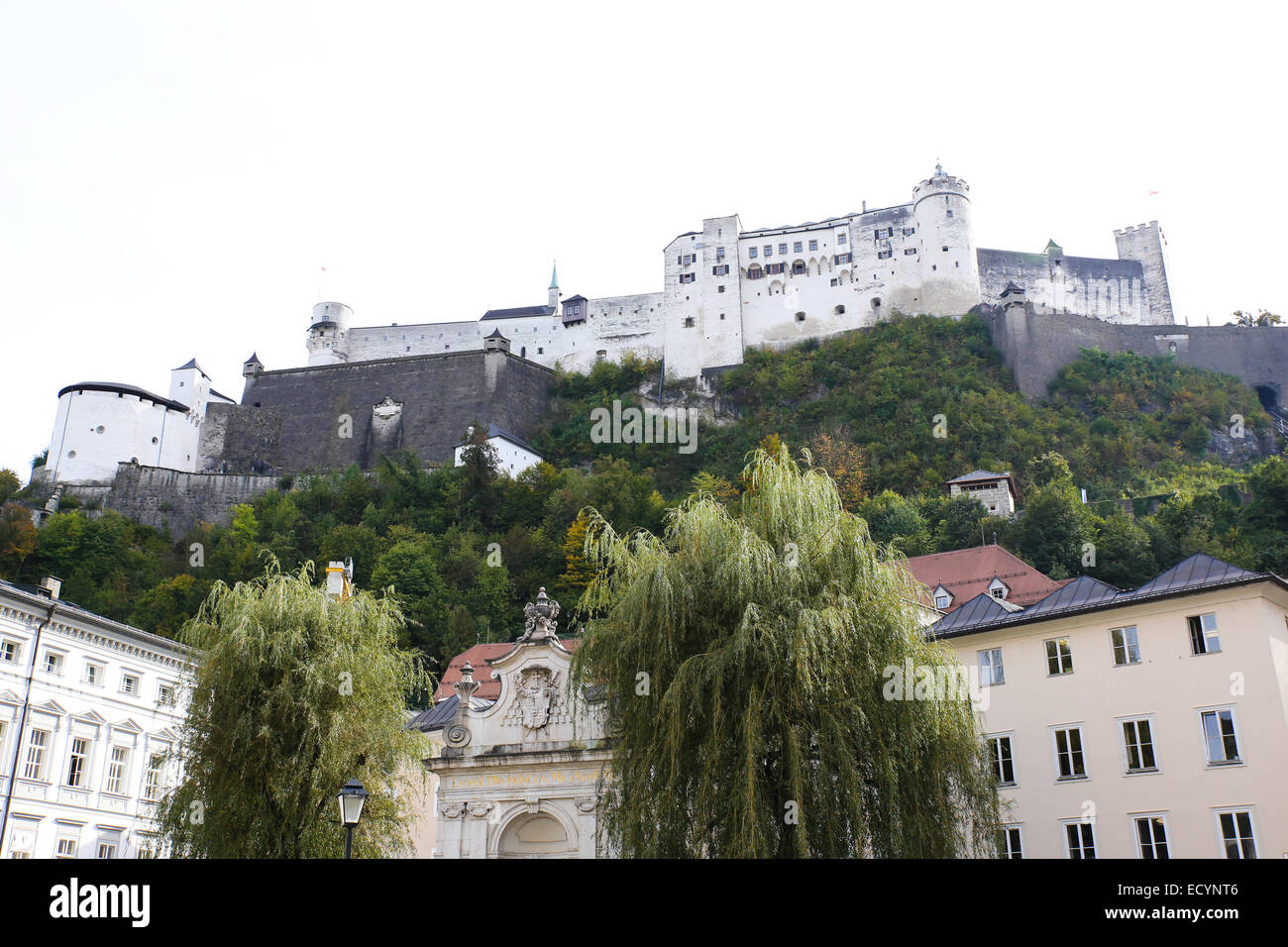 Forteresse Hohensalzburg Festung haut Salzburg Banque D'Images