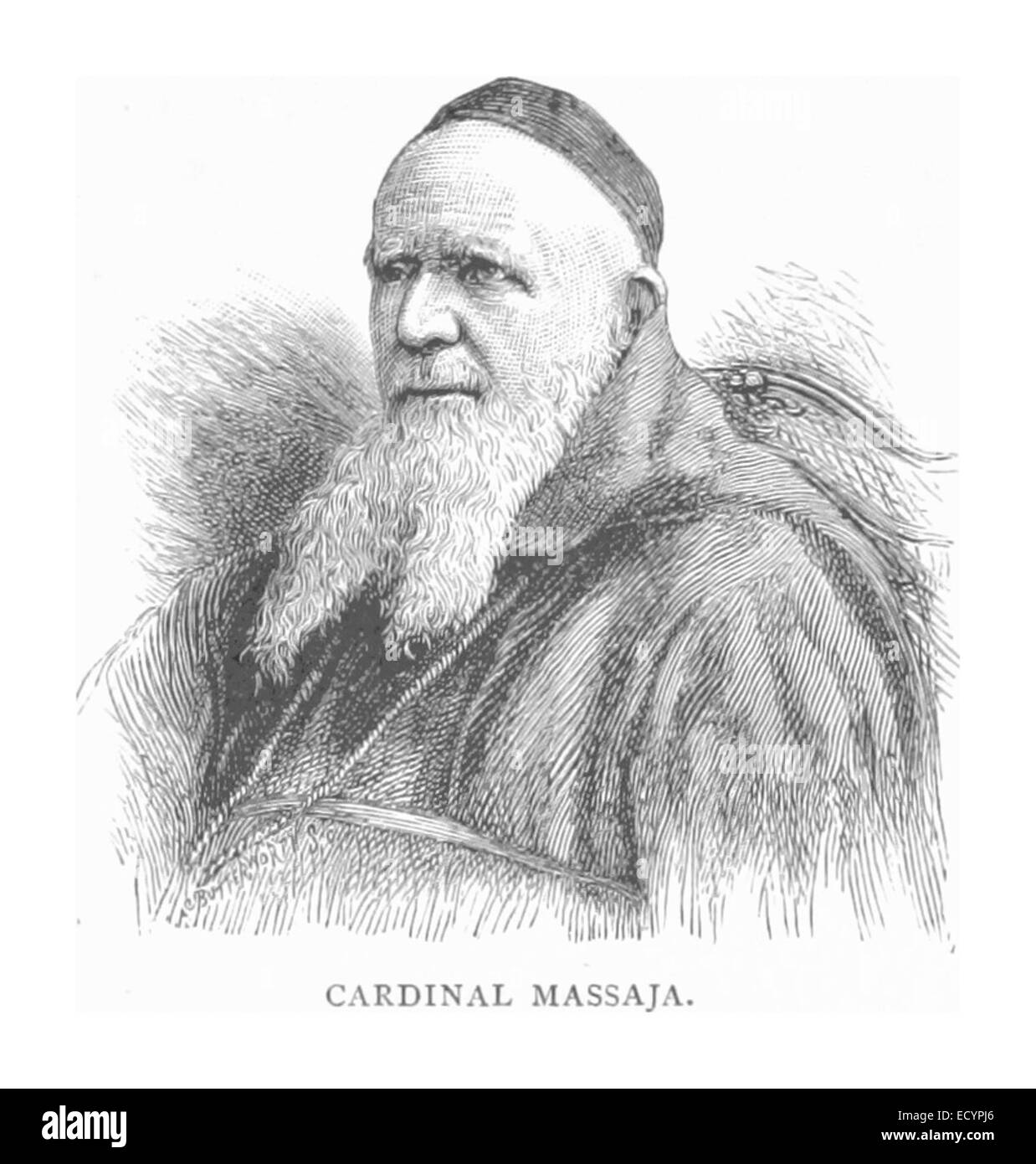 Le cardinal Massaja était un éminent missionnaire et évêque, connu pour ses contributions importantes à la propagation du christianisme en Afrique de l'est au XIXe siècle. Banque D'Images