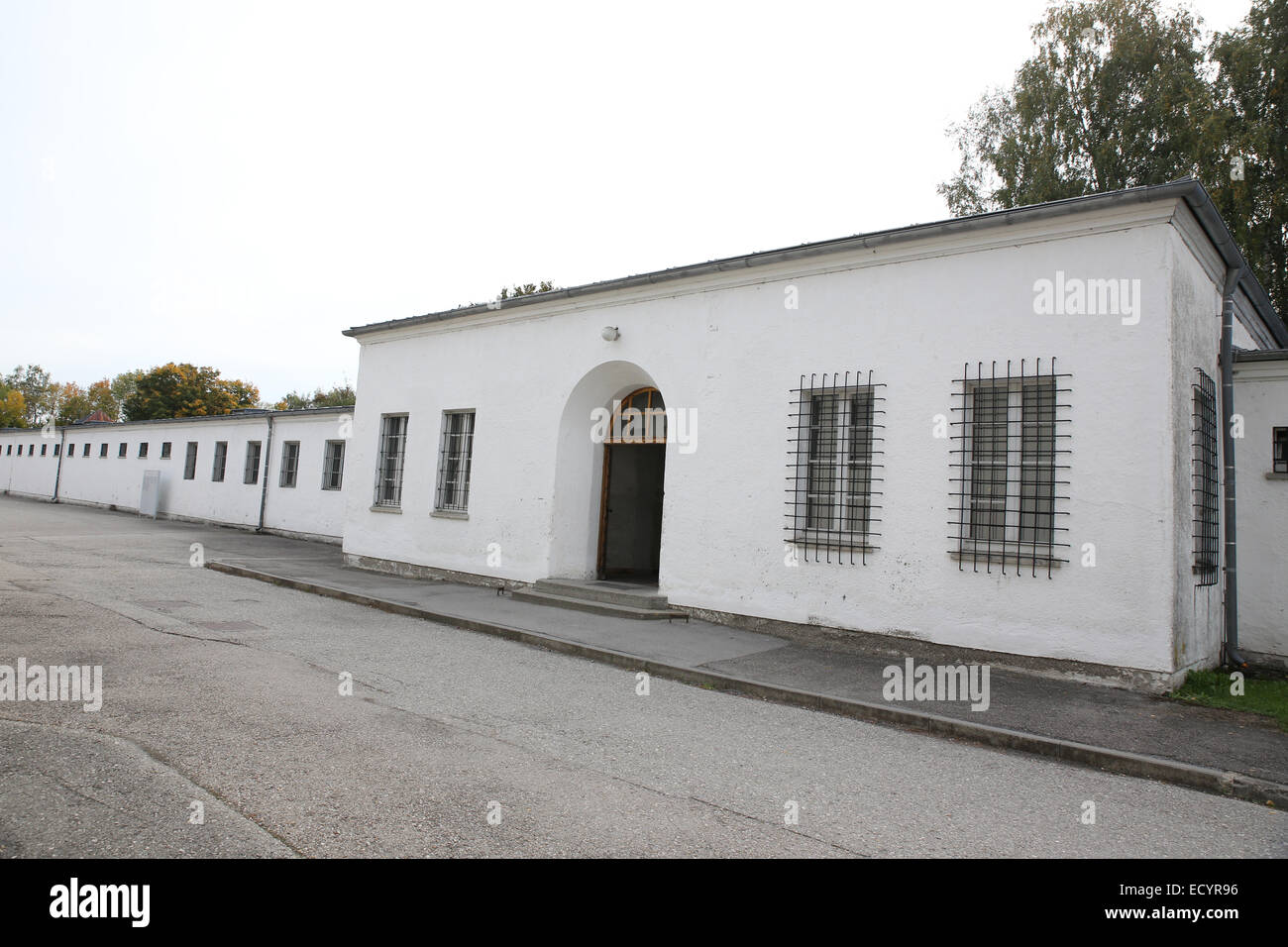 Ancien bâtiment de prison prisonnier Nazi Banque D'Images