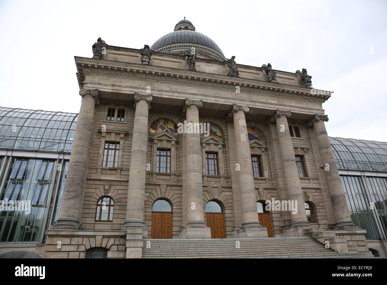 Bâtiment principal jardin Hofgarten à Munich Banque D'Images
