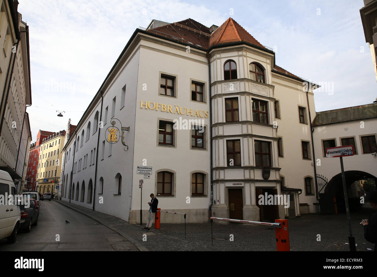 Hofbrauhaus Munich beer hall Banque D'Images