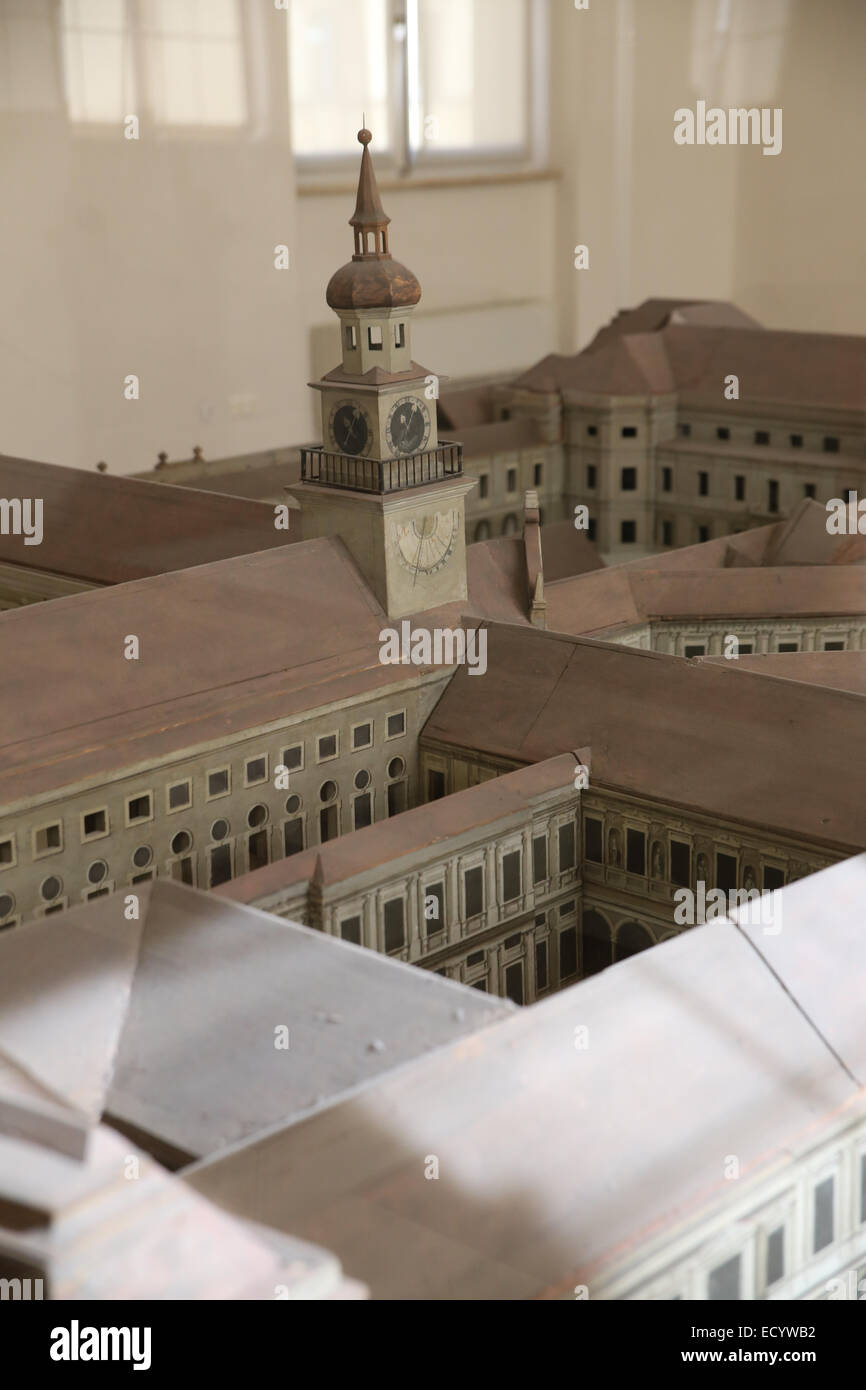 Residenz Munich modèle mini figure Banque D'Images