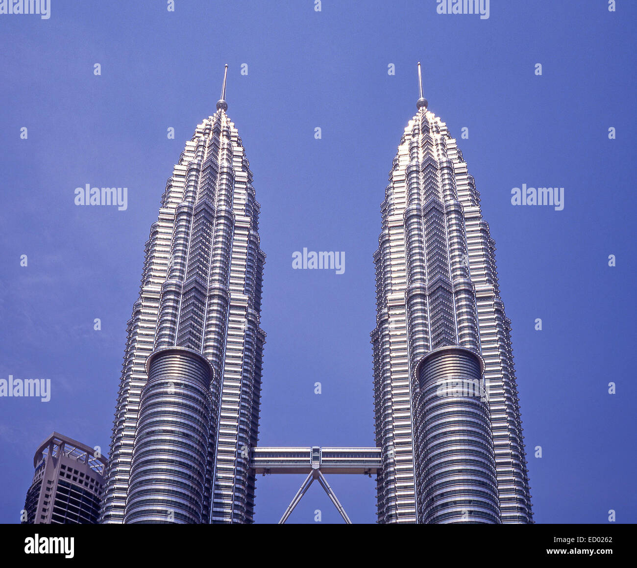 Les Tours Petronas (PETRONAS) Berkembar Menara, Jalan Ampang, Kuala Lumpur, Malaisie, Banque D'Images