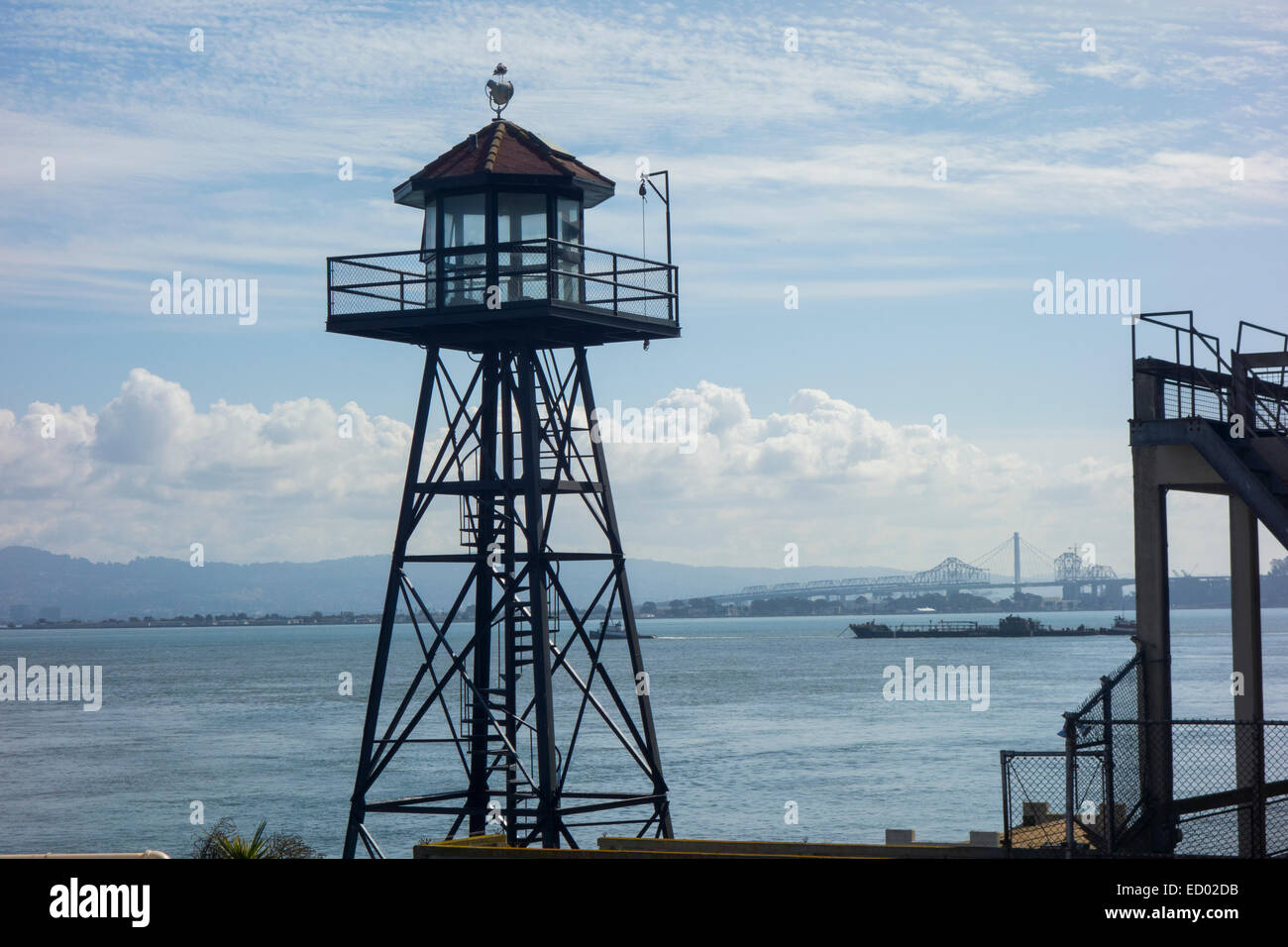 Parc national de l'île d'Alcatraz à San Francisco CA Banque D'Images