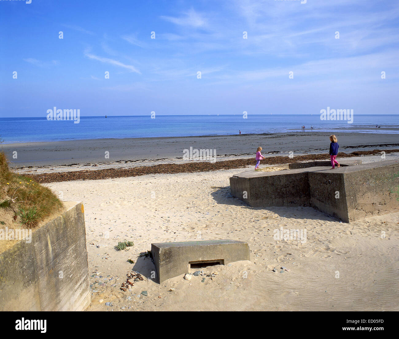 La Seconde Guerre Mondiale Bataille De Bunker Vestiges Plage