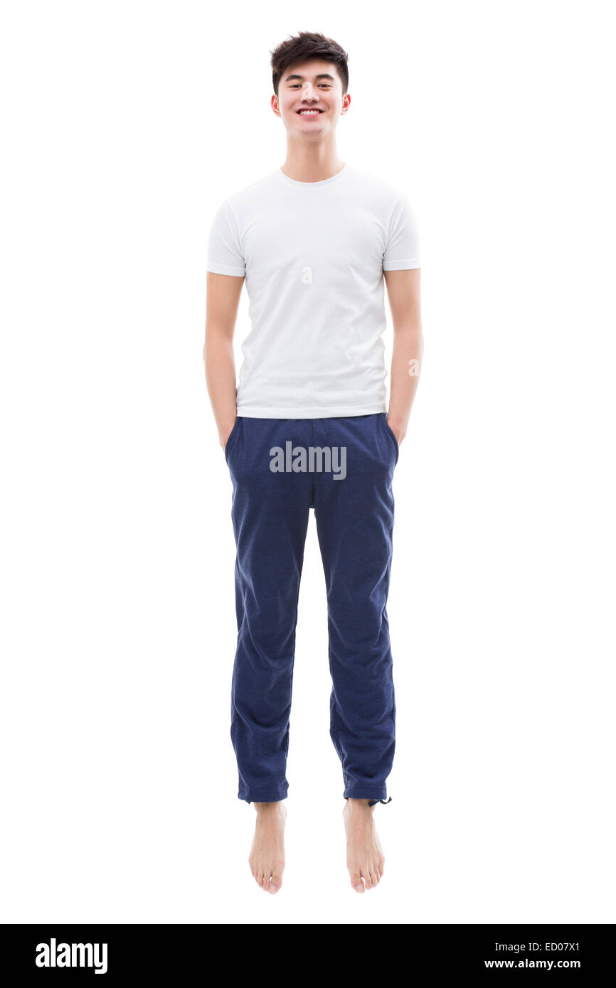 Portrait of happy young man Banque D'Images