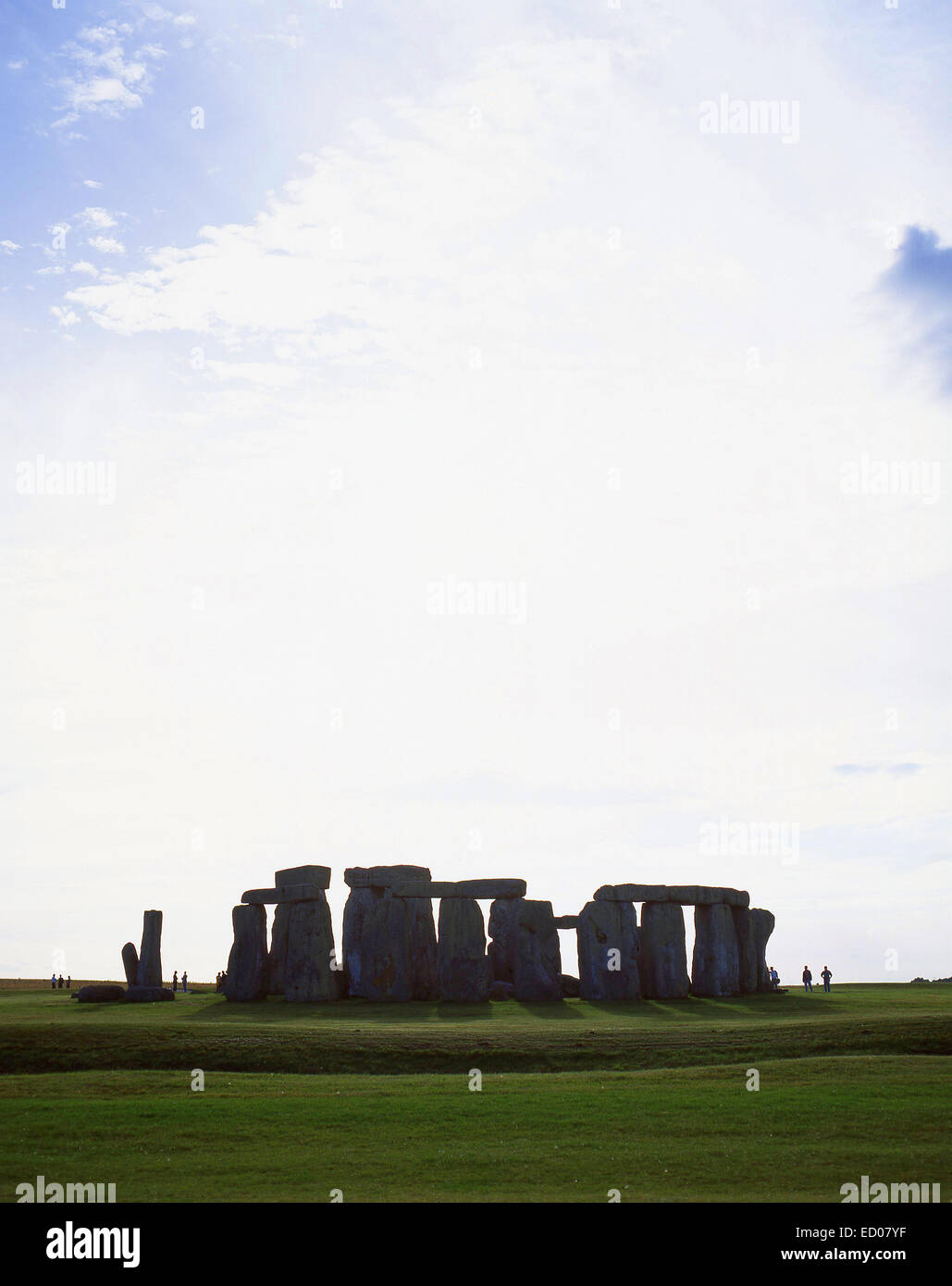 Monument préhistorique de Stonehenge, Amesbury, Wiltshire, Angleterre, Royaume-Uni Banque D'Images