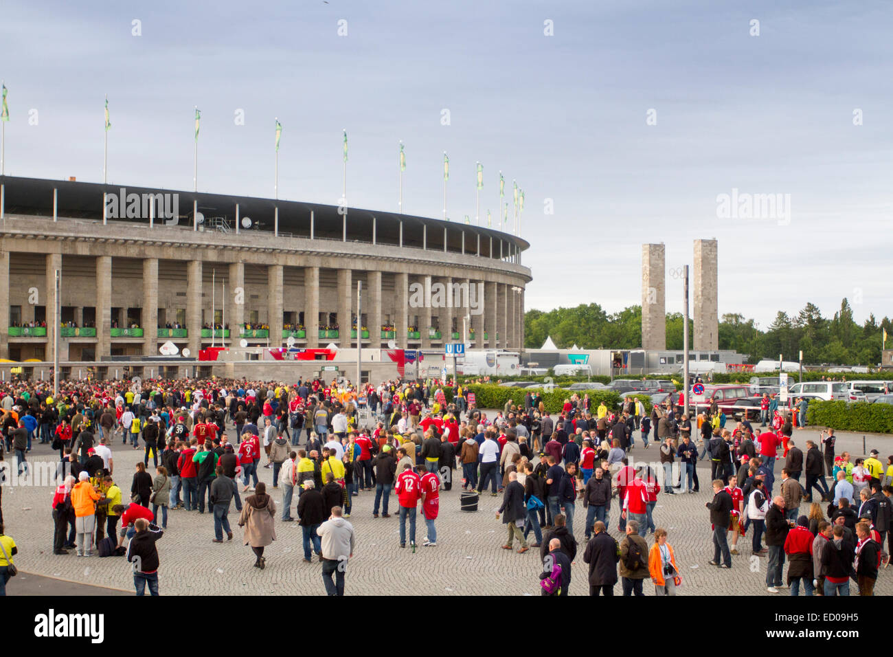 Olympiastadion, Berlin, Allemagne. Banque D'Images