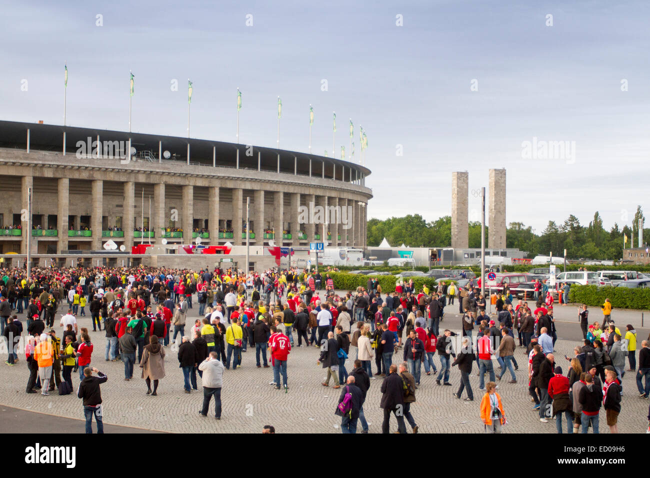 Olympiastadion, Berlin, Allemagne. Banque D'Images