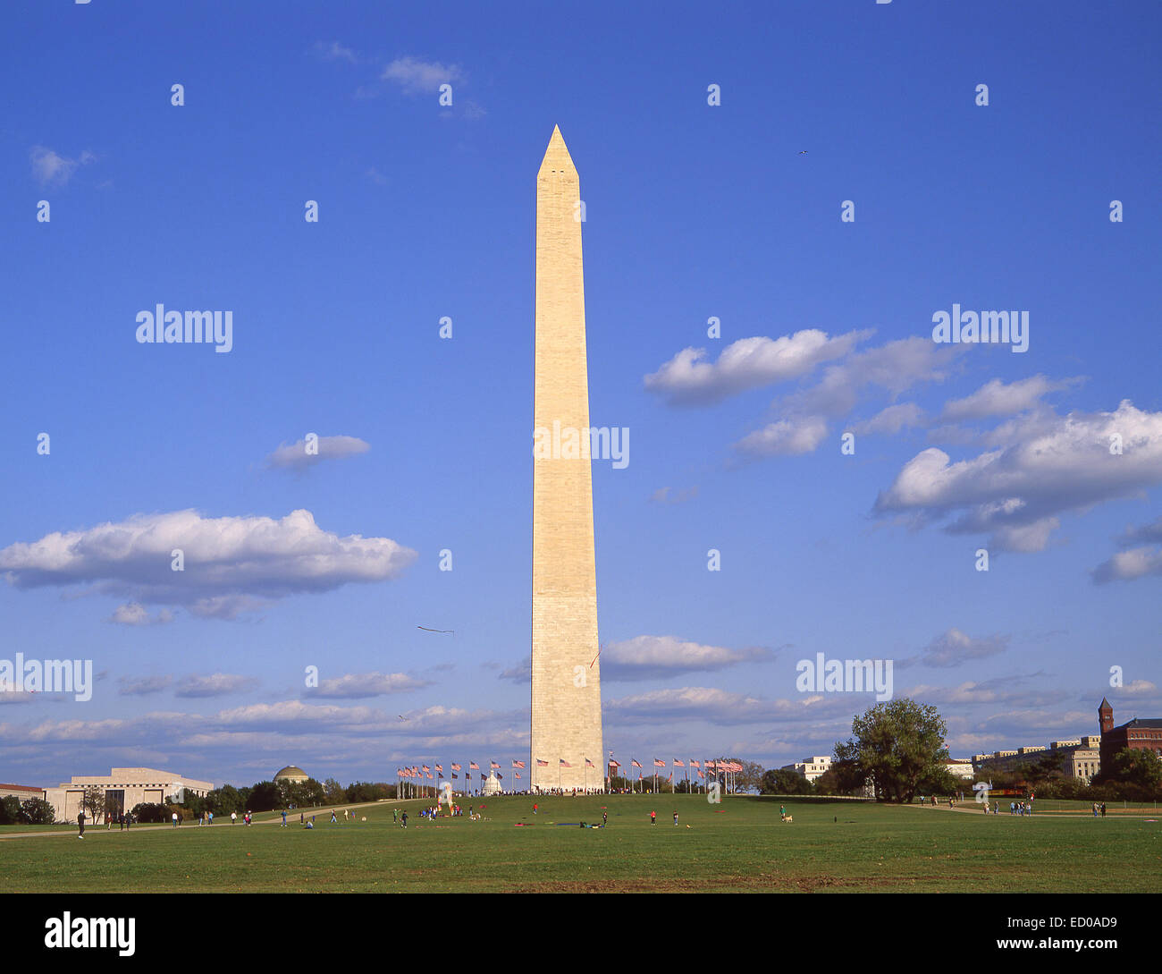 Le Monument de Washington, le National Mall, Washington DC, États-Unis d'Amérique Banque D'Images
