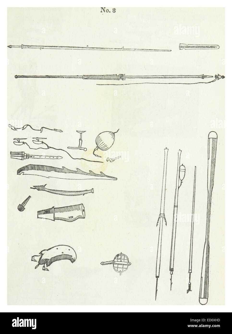 Cette page 29 (No8) d'une publication historique présente une représentation visuelle détaillée d'un sujet ou d'un lieu important, contribuant probablement au récit général du livre. Banque D'Images