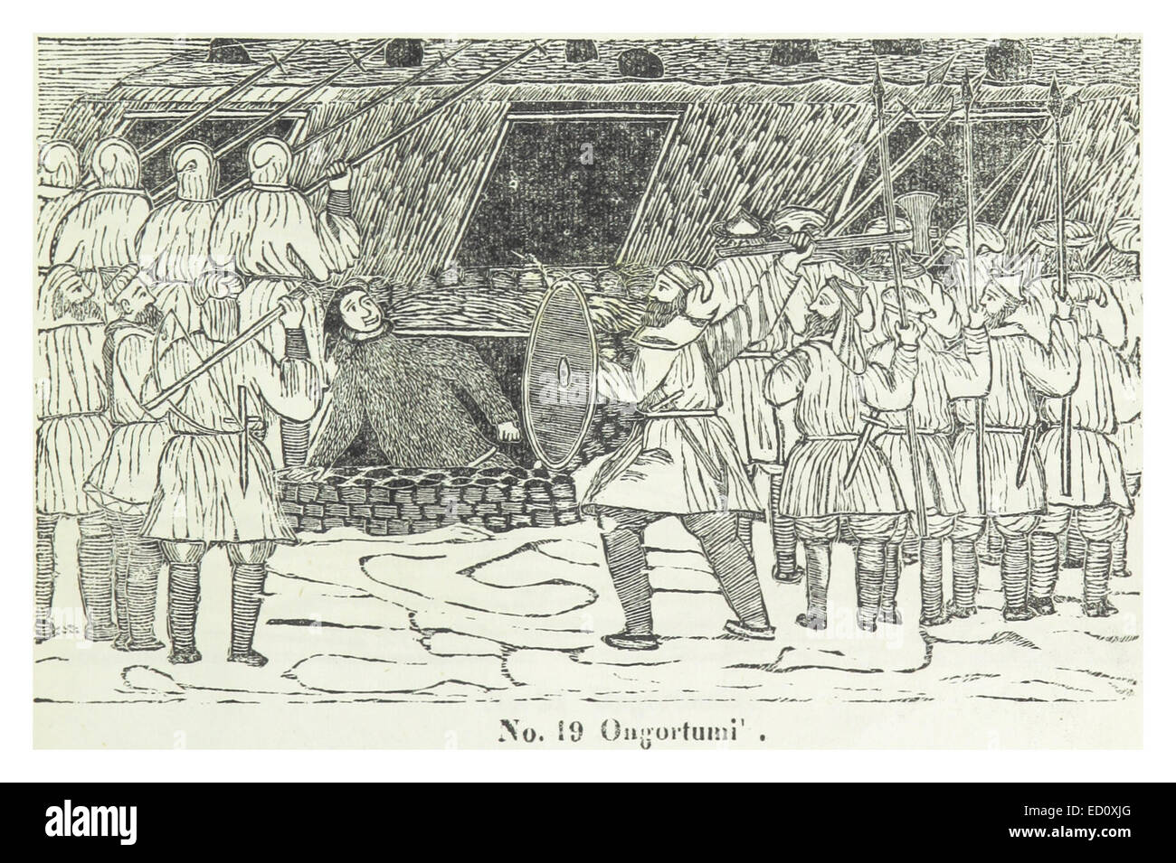Cette image de GR page 41 représente un sujet historique important, bien que les détails exacts restent flous. L'illustration peut servir de référence importante pour les chercheurs ou les collectionneurs dans l'étude des œuvres du XIXe siècle. Banque D'Images