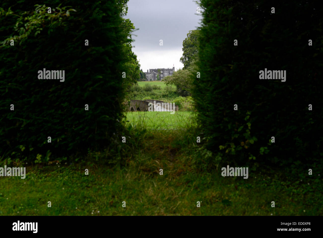 Jardin jardins du château de Birr offaly Irlande demesne Banque D'Images