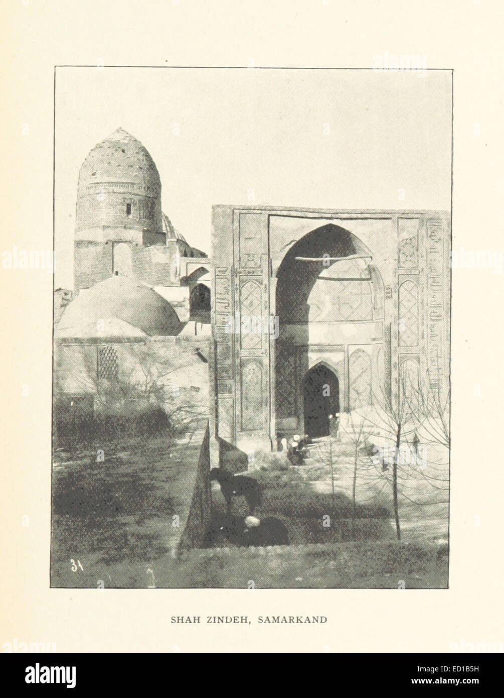 Pg195 Shah zindeh, Samarkand Banque D'Images