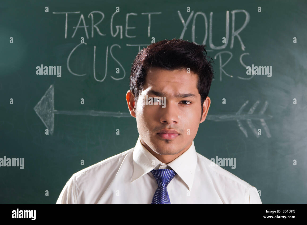 1 Indian College Student Business Man Banque D'Images