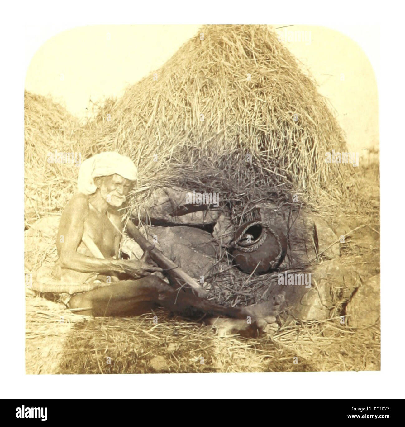 Cette référence de 1862 de Weld parle d'un « Toddy-Seller » en Inde, fournissant un aperçu de la culture et des pratiques locales de cette période. Banque D'Images