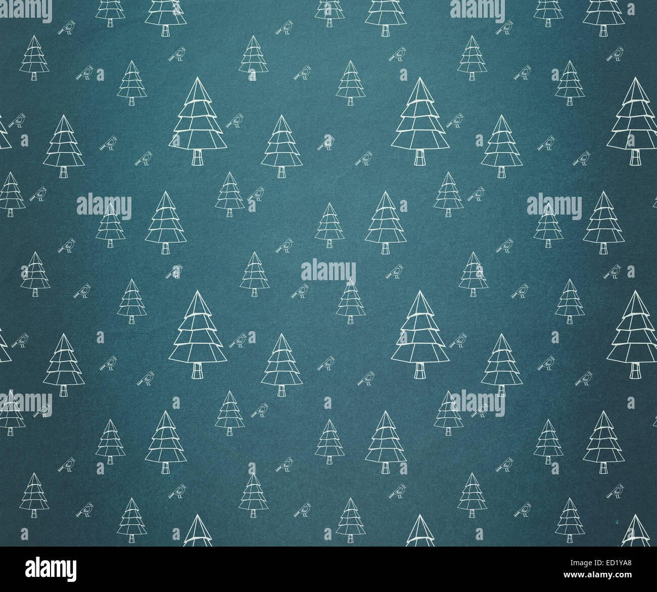 Papier peint Motif de l'arbre de Noël Photo Stock - Alamy