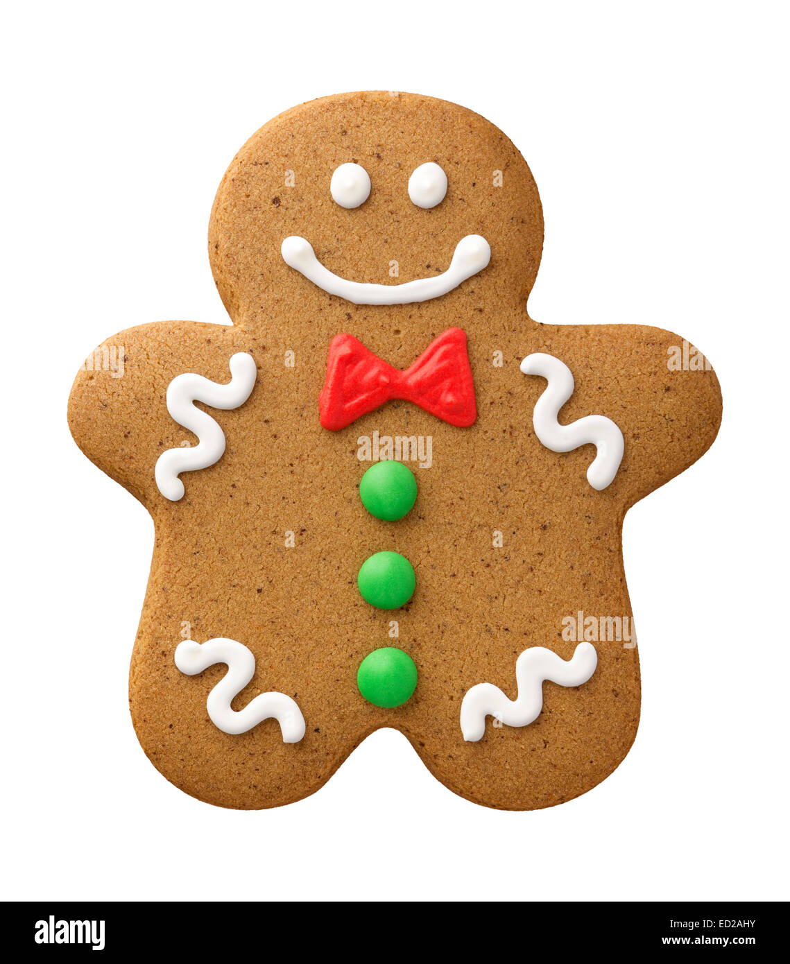 Happy Gingerbread Man Banque D'Images