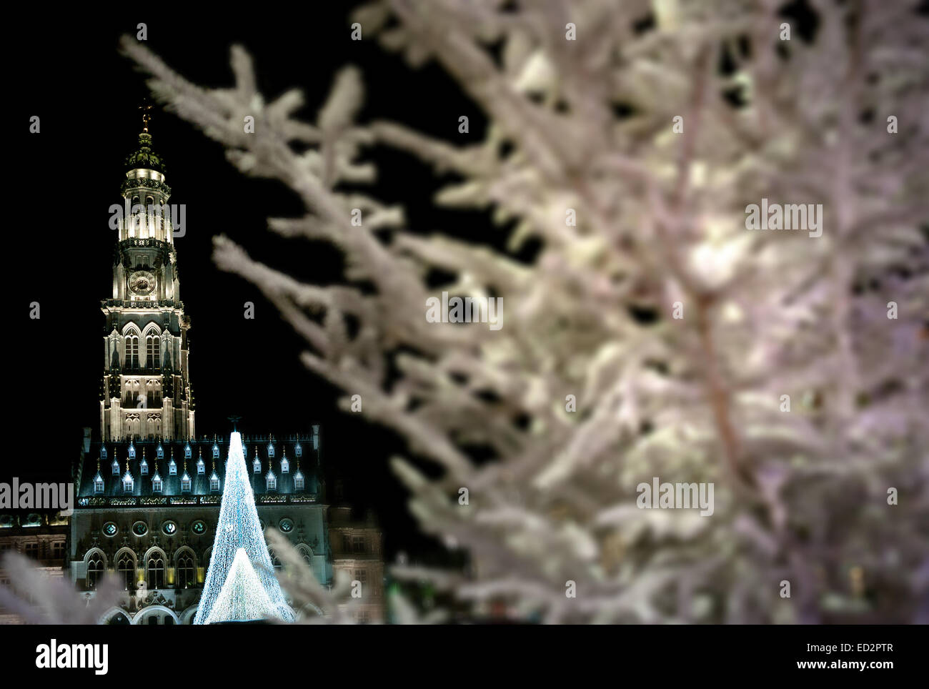 Marché de Noël, Arras, dans le Nord de la France Banque D'Images