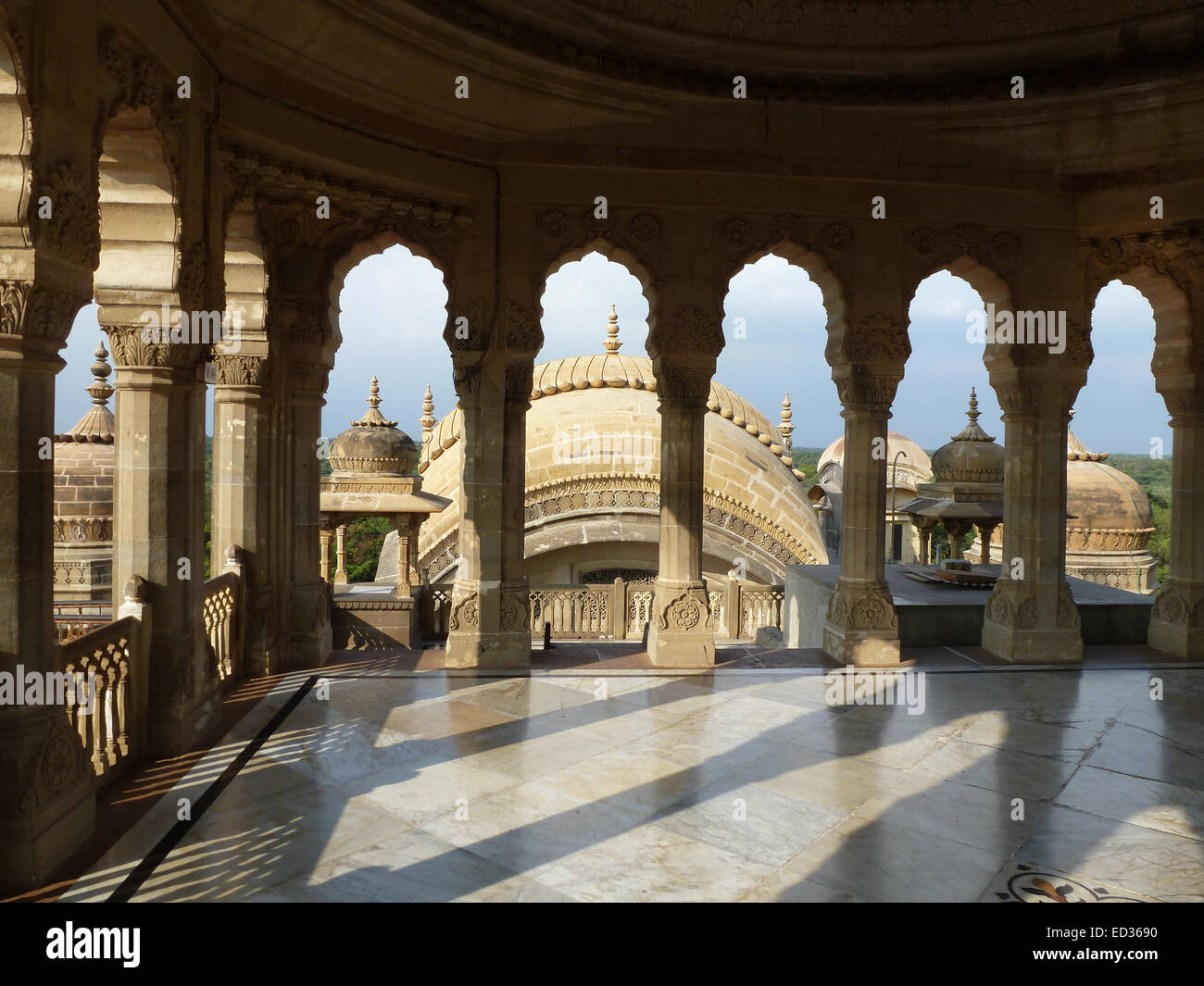 Jain temple complexe à junagadh Gujarat Inde Banque D'Images