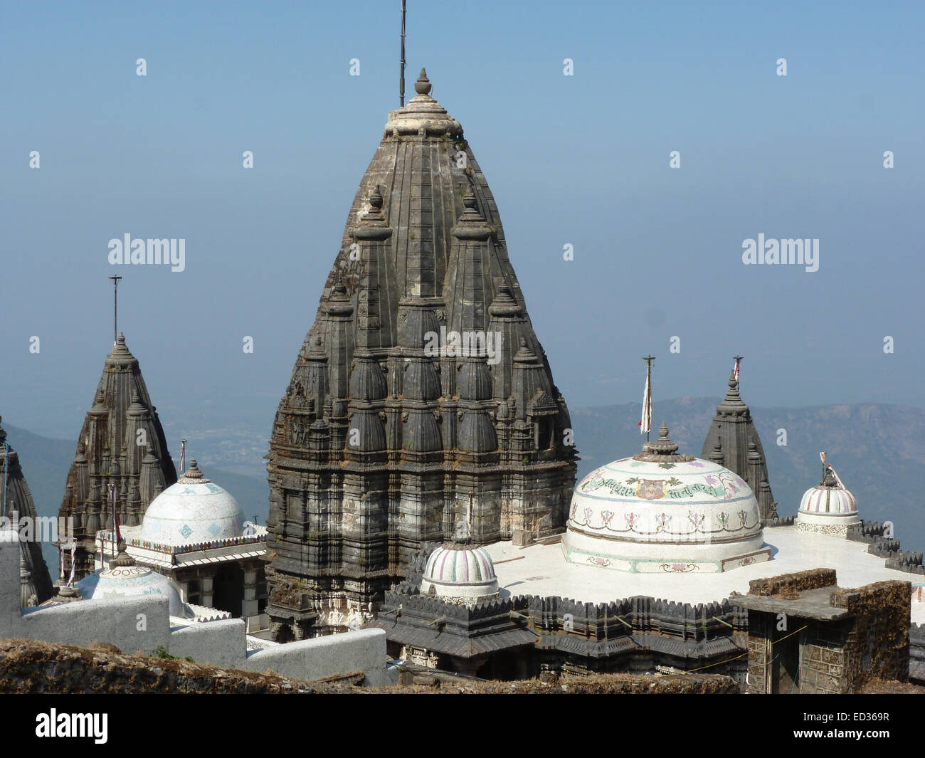 Jain temple à junagadh Gujarat Inde Banque D'Images