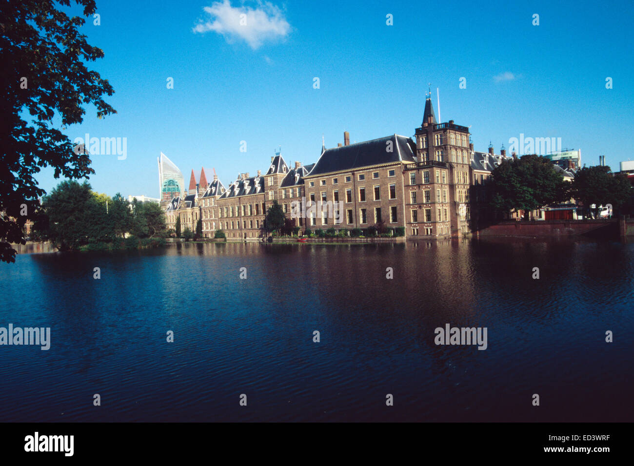 Pays-bas, La Haye, Binnenhof complexe de bâtiments du Parlement le Hofvijver Banque D'Images