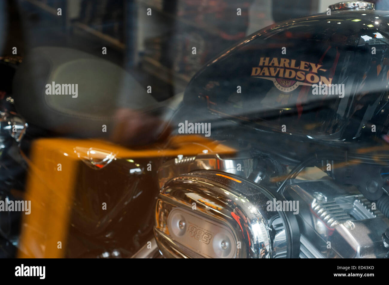 Harley davidson sportster custom 1200 moto Banque de photographies et d ...