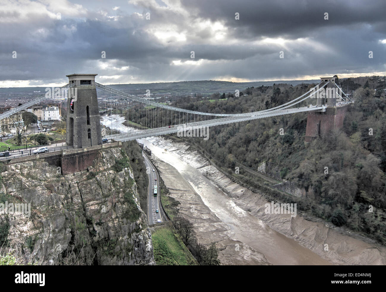 Pont suspendu de Clifton Bristol Banque D'Images