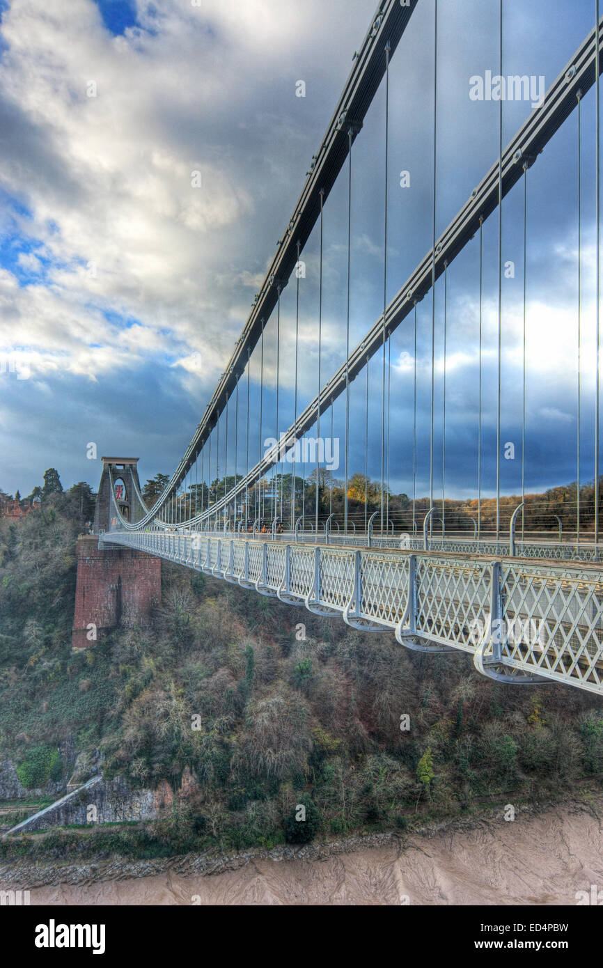 Pont suspendu de Clifton Bristol Banque D'Images