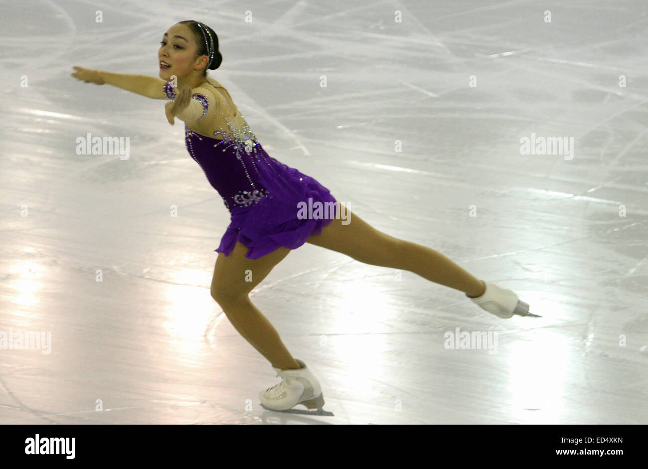 Barcelone, Espagne. Dec 11, 2014. ISU Grand Prix of Figure Skating Final 2014. Picture Show Rika Hongo (JPN) au cours de l'Action © programme court dames Plus Sport/Alamy Live News Banque D'Images
