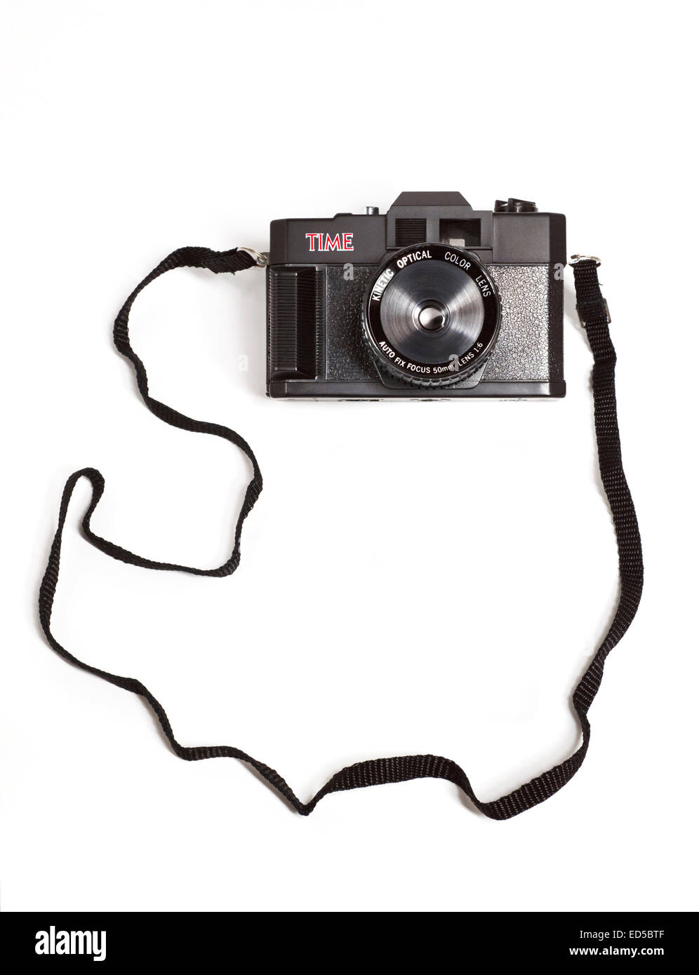 Time Magazine cadeau plastique Appareil photo sur fond blanc Banque D'Images