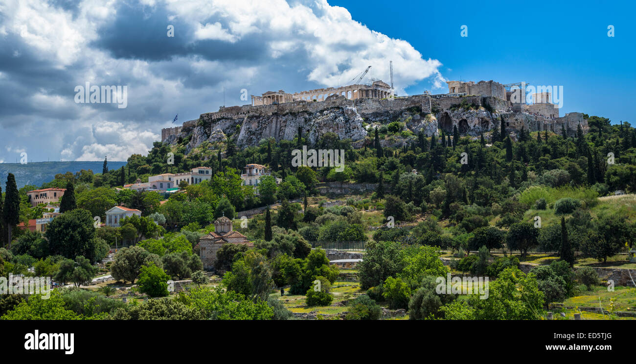 L'acropole d'Athènes, Grèce Banque D'Images