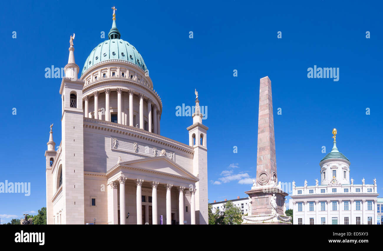 L'église Saint Nikolai et musée à Potsdam Banque D'Images