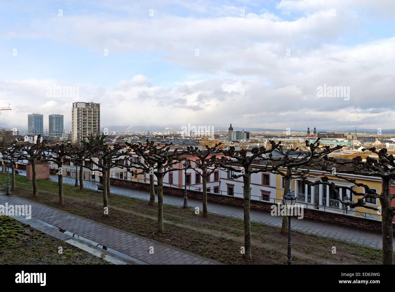 La ville de Mayence Banque D'Images