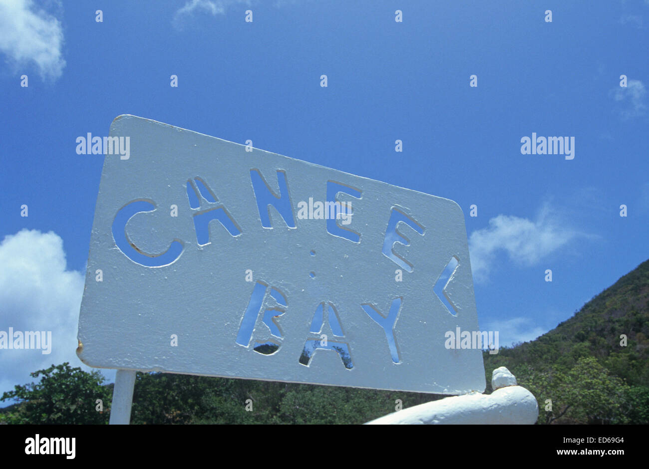 Caneel Bay Resort, Saint John, Îles Vierges des États-Unis. Banque D'Images