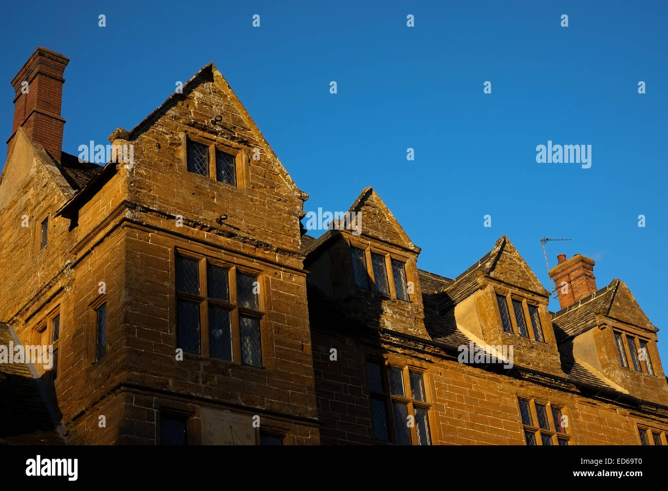L'ancienne école de grammaire, Guilsborough, Northamptonshire Banque D'Images