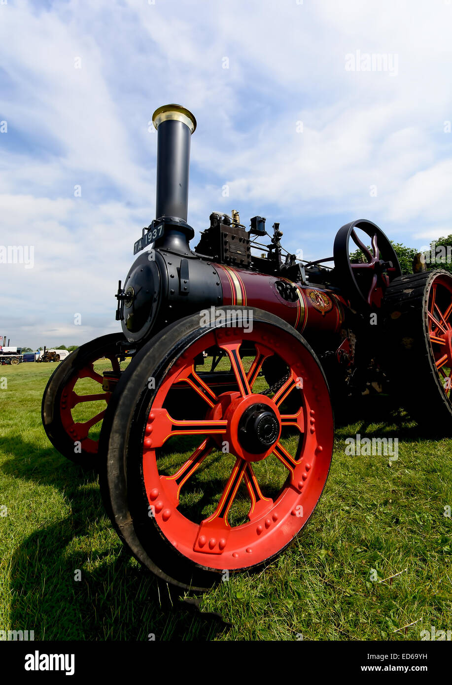 Un moteur à vapeur comme vu à Pickering, 2013 Ralley Vapeur Banque D'Images