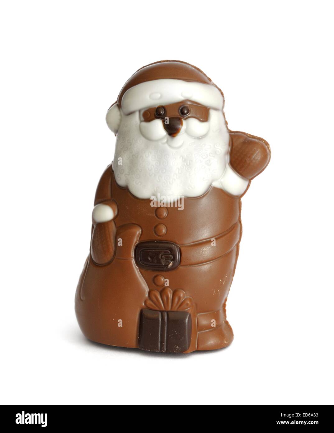Noël le père noël chocolat Thorntons Banque D'Images