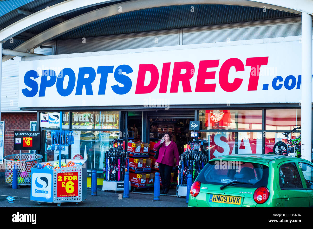Sports Direct store Riverside Northampton England UK Photo Stock - Alamy