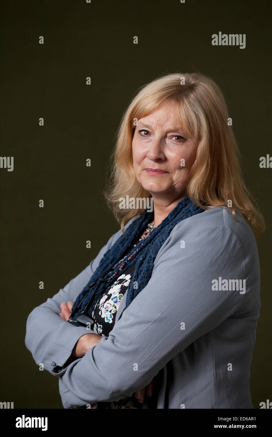 Helen F. Rappaport, l'historien britannique, auteur et ex-actrice, à l'Edinburgh International Book Festival 2014. Edimbourg, Ecosse. 17 août 2014 Banque D'Images