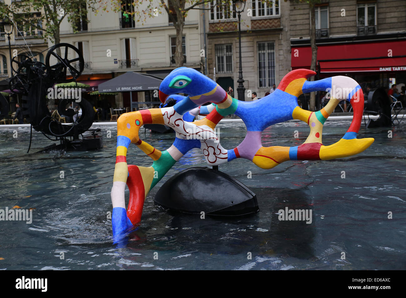 Fontaine Stravinsky Banque D'Images