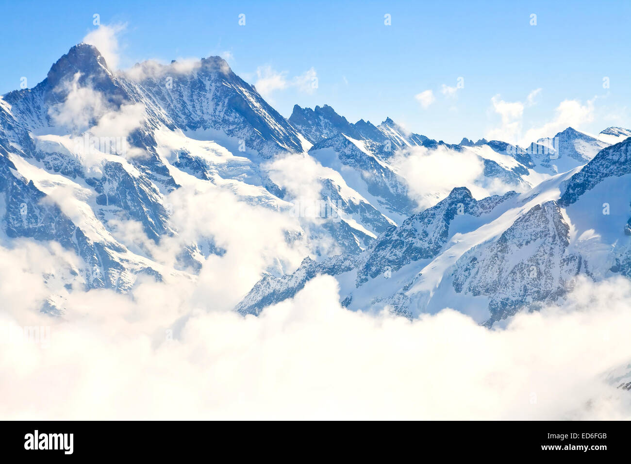 Partie de Grindelwald dans les Alpes Suisse, Suisse Banque D'Images