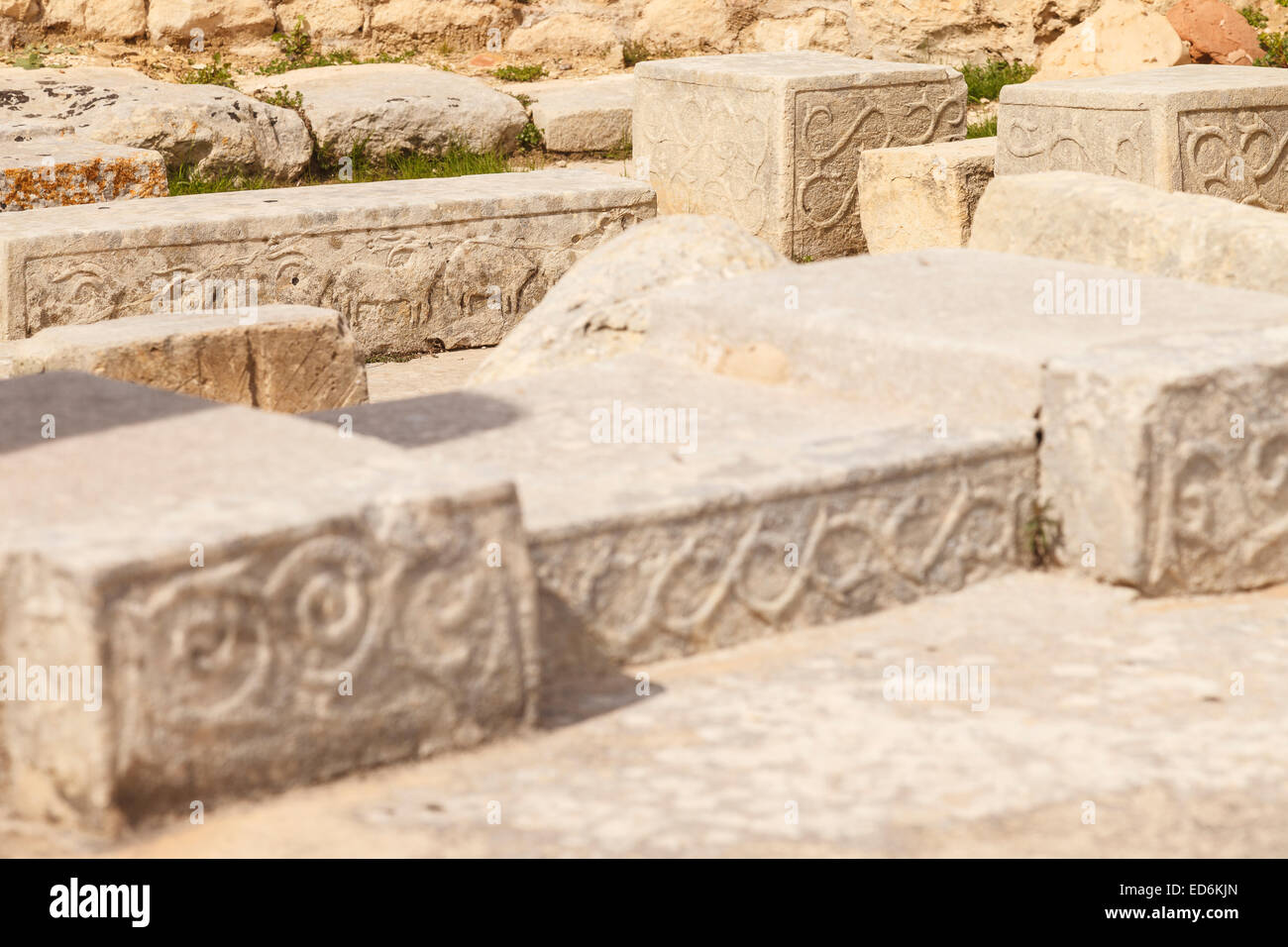 Les temples de Tarxien. Tarxien. L'île de Malte. République de Malte. L'Europe Banque D'Images