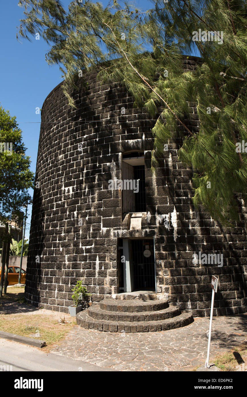 L'Ile Maurice, Tamarin, 1830, la tour Martello, défensive coloniale britannique fort côtières Banque D'Images